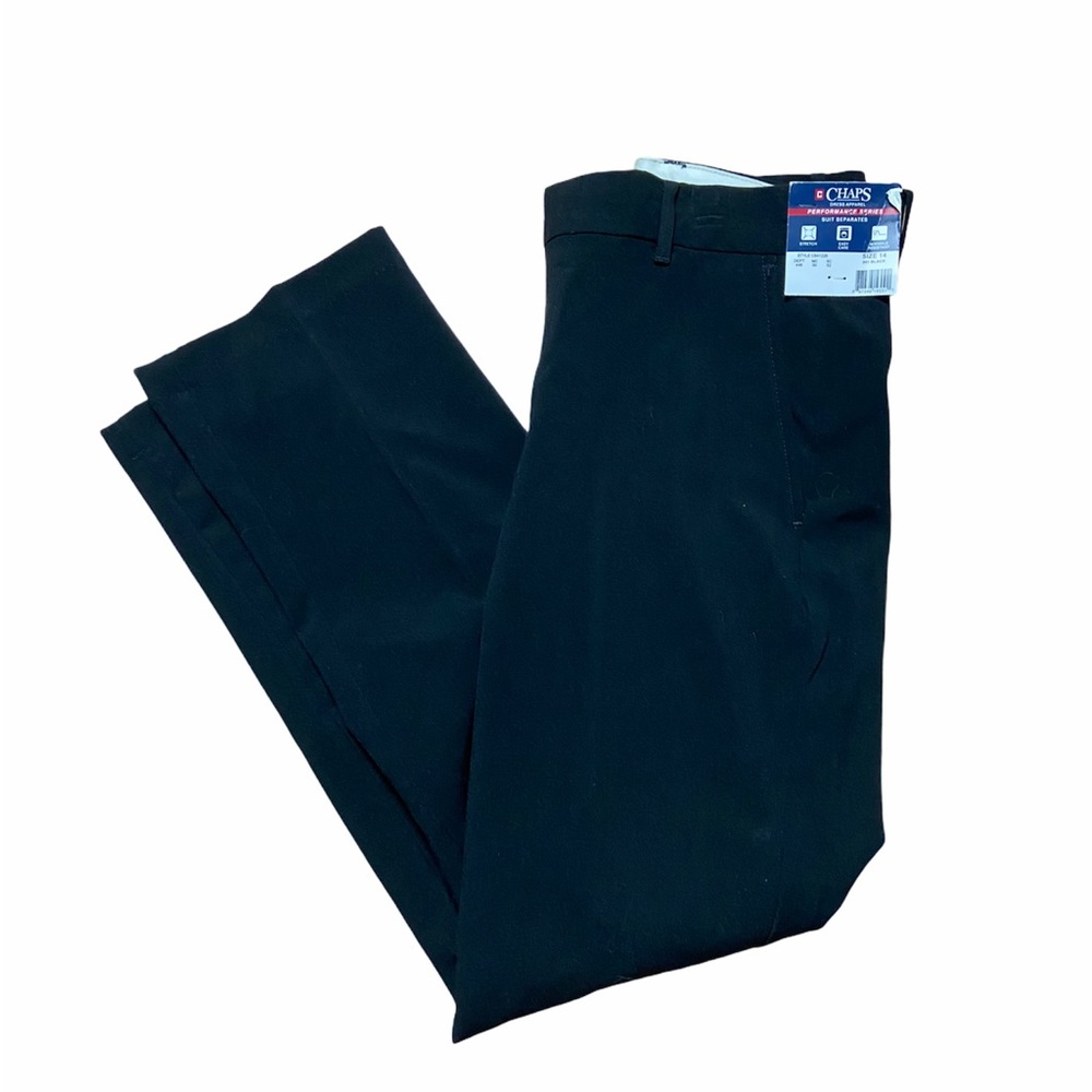 Chaps Boys Black Dress Pants Size 14